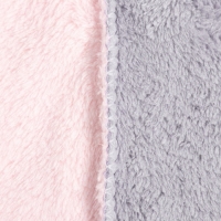 Чалма для сушки волос Этель &laquo;Двухцветная&raquo;, цв.розовый/фиолетовый, 65*25 см, 100% п/э