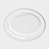 Тарелка стеклянная FLORIDA, 18×14 см, 2 шт Тарелка стеклянная FLORIDA, 18×14 см, 2 шт