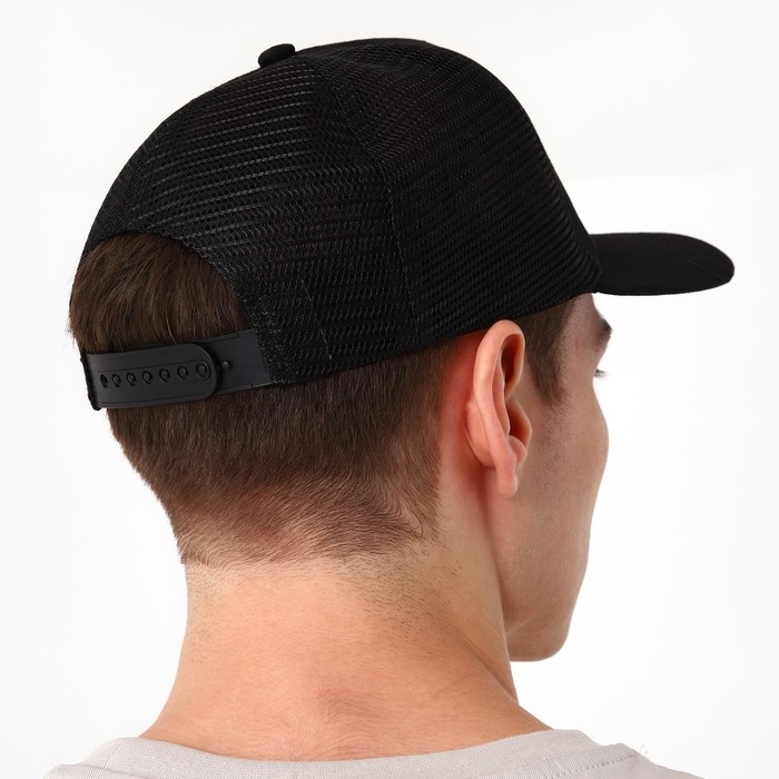 Кепка «Пантера», цвет чёрный, р-р 56 Кепка «Пантера», цвет чёрный, р-р 56