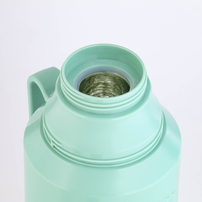 Термос 1.8 л, со стеклянной колбой, сохраняет тепло 12 ч, с кружкой,  микс