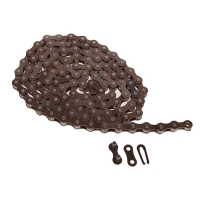 Цепь Dream Bike 1/2x1/8x114L, 1 скорость, 114 звеньев, с замком Цепь Dream Bike 1/2x1/8x114L, 1 скорость, 114 звеньев, с замком