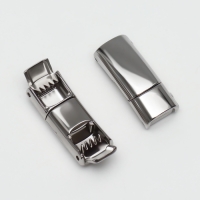 Шнурки для обуви, пара, с плоским сечением и фиксатором на магнитах, 100 см, цвет серый