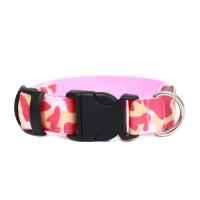 Ошейник с подсветкой Милитари 3 режима свечения размер S, ОШ 22-40 х 2,5 см розовый Ошейник с подсветкой Милитари 3 режима свечения размер S, ОШ 22-40 х 2,5 см розовый