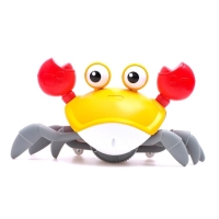 Каталка музыкальная &laquo;Краб&raquo;, свет, звук, цвет жёлтый