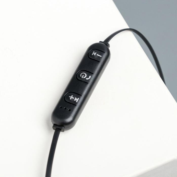 Беспроводные наушники на магните с микрофоном &laquo;Мрамор&raquo;, мод. I13 ,9 х 13,5 см.