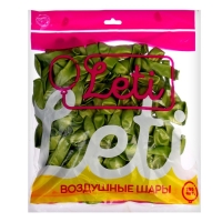 Шар латексный 5", хром, набор 100 шт., цвет салатовый