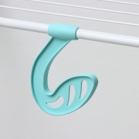 Сушилка для белья напольная, рабочая длина 18 м, цвет белый Сушилка для белья напольная, рабочая длина 18 м, цвет белый