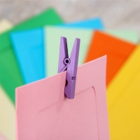 Набор фоторамок на прищепках "Цветные моменты-мега", веревка, прищепки и фоторамки 10 шт., размер: 10 &times; 13 см, верёвка &mdash; 2 м