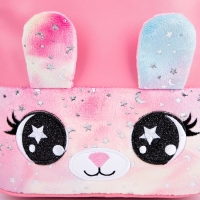 Рюкзак детский для девочки из искусственной кожи «Зайка», с карманом из плюша, 27х23 х 10 см Рюкзак детский для девочки из искусственной кожи «Зайка», с карманом из плюша, 27х23 х 10 см