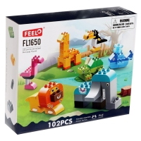 Конструктор Животные «Африка», 102 детали Конструктор Животные «Африка», 102 детали