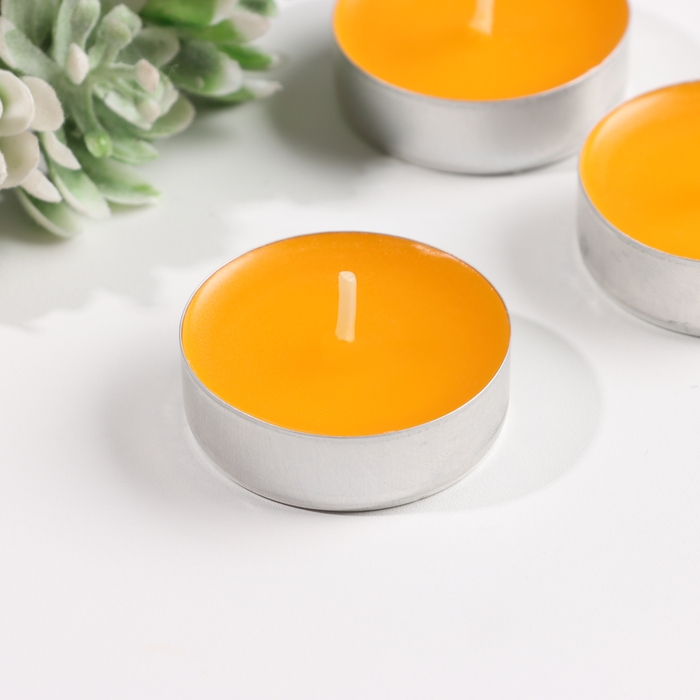 Набор чайных свечей ароматических Набор чайных свечей ароматических "Цитрус и грейпфрут", 9 штук