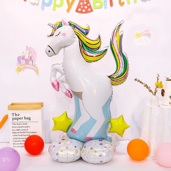 Шар фольгированный 55 Шар фольгированный 55" «Большой единорог», фигура, под воздух