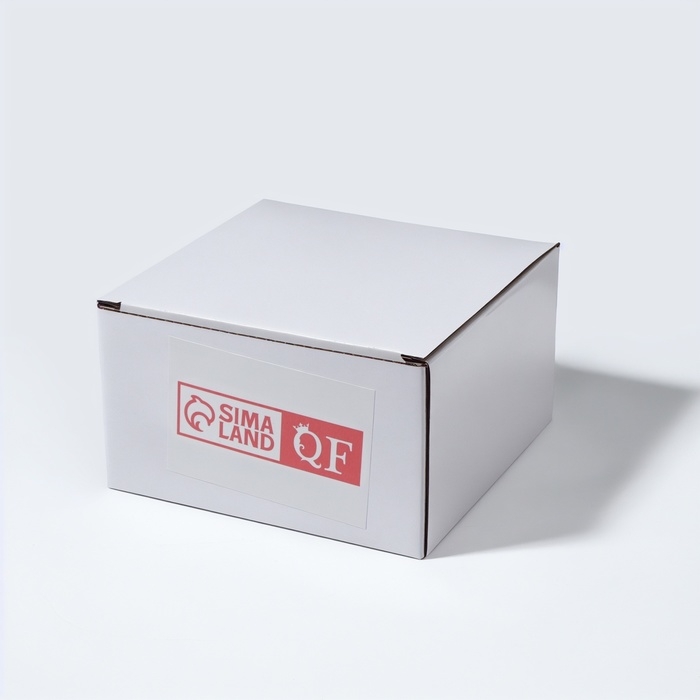 Органайзер для хранения, с крышкой, 14 &times; 14 &times; 9,3 см, цвет прозрачный