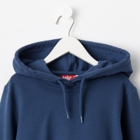 Толстовка для девочки, цвет ниагара, рост 122 см