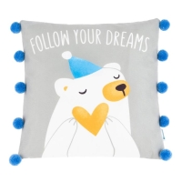 Наволочка декоративная Этель &laquo;Мишка&raquo; 40х40 см, 100% полиэстер