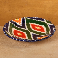 Тарелка Риштанская Керамика "Атлас", рифленая, 17 см Тарелка Риштанская Керамика "Атлас", рифленая, 17 см