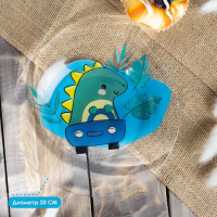 Набор детской посуды Доляна «Динозаврик», 3 предмета: миска 450 мл, тарелка d=20 см, кружка 200 мл Набор детской посуды Доляна «Динозаврик», 3 предмета: миска 450 мл, тарелка d=20 см, кружка 200 мл