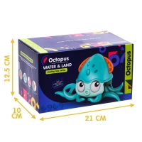 Каталка на верёвке «Осьминог», водоплавающая, цвет бирюзовый Каталка на верёвке «Осьминог», водоплавающая, цвет бирюзовый