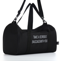 Сумка дорожная, TEXTURA, маленький размер, цвет чёрный Сумка дорожная, TEXTURA, маленький размер, цвет чёрный