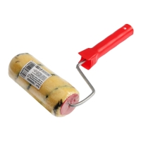 Валик ЛОМ, полиэстер, 150 мм, рукоятка d=6 мм, D=48 мм, ворс 10 мм Валик ЛОМ, полиэстер, 150 мм, рукоятка d=6 мм, D=48 мм, ворс 10 мм