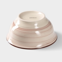 Миска керамическая &laquo;Искушение&raquo;, d=13 см, цвет розовый