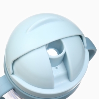 Поильник - непроливайка детский с силиконовой трубочкой и грузиком, от 9 мес., 350 мл., с ручками, цвет голубой, Крошка Я Поильник - непроливайка детский с силиконовой трубочкой и грузиком, от 9 мес., 350 мл., с ручками, цвет голубой, Крошка Я