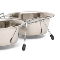 Набор из 2 мисок на подставке, 2 х 450 мл Набор из 2 мисок на подставке, 2 х 450 мл