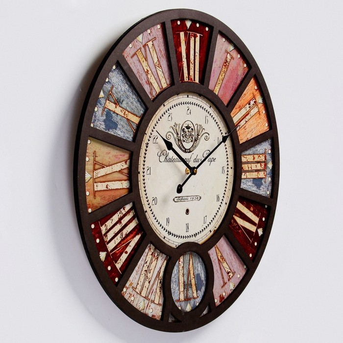 Часы настенные, серия: Лофт, Часы настенные, серия: Лофт, "Ноттингем", плавный ход, d-60 см