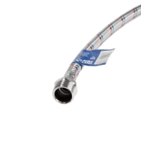 Подводка гибкая для воды ZEIN, 1/2", гайка-штуцер, 120 см, с ключом для монтажа Подводка гибкая для воды ZEIN, 1/2", гайка-штуцер, 120 см, с ключом для монтажа