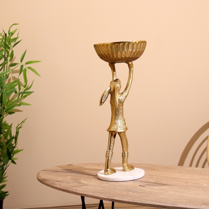 Ваза Ваза "Кролик" алюминий 24х24х54 см