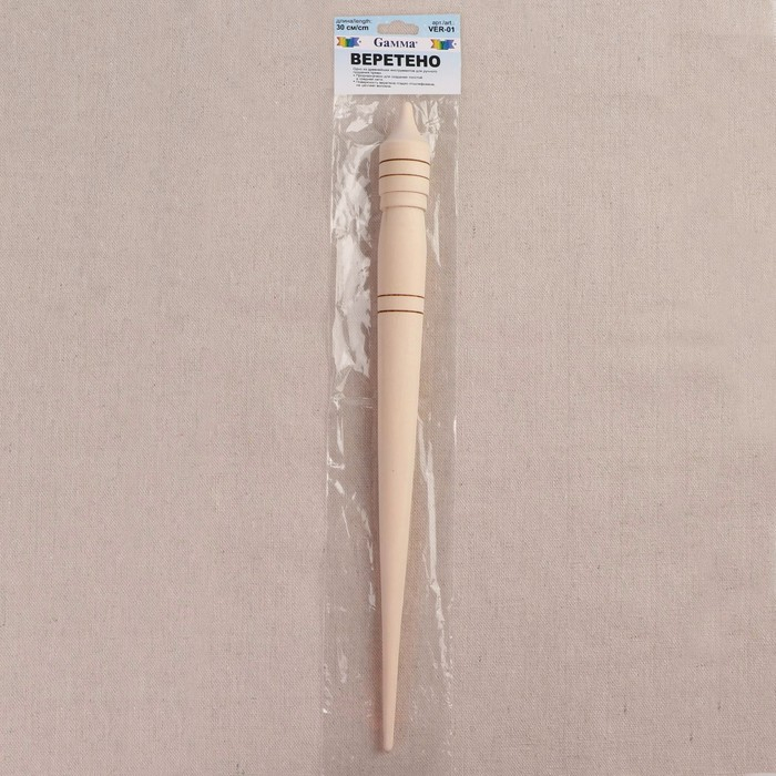 Веретено для прядения, липа, 30 см Веретено для прядения, липа, 30 см