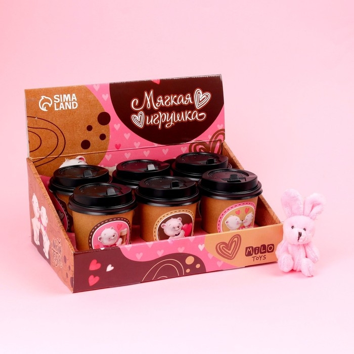 Мягкая игрушка &laquo;Только для тебя&raquo;, медведь, цвета МИКС, в шоубоксе