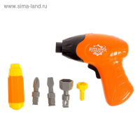 Конструктор винтовой «Пожарная машина», 18 деталей, с электрическим шуруповёртом Конструктор винтовой «Пожарная машина», 18 деталей, с электрическим шуруповёртом