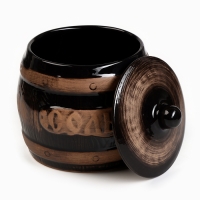 Бочонок "Соль" 1,2л / 14х16см, старина Бочонок "Соль" 1,2л / 14х16см, старина