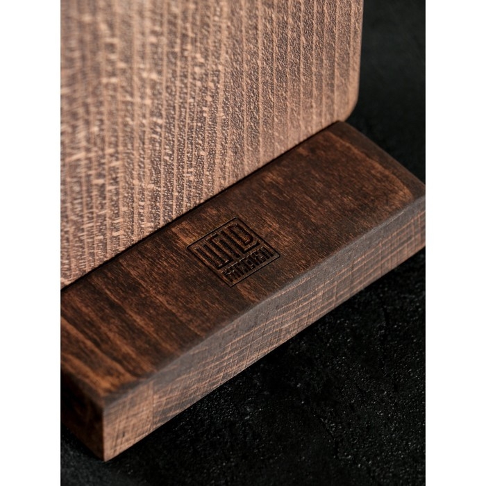 Набор разделочных досок на подставке Wild Kitchen, 35&times;16.5&times;2 см и 30&times;14&times;2 см, бук темный