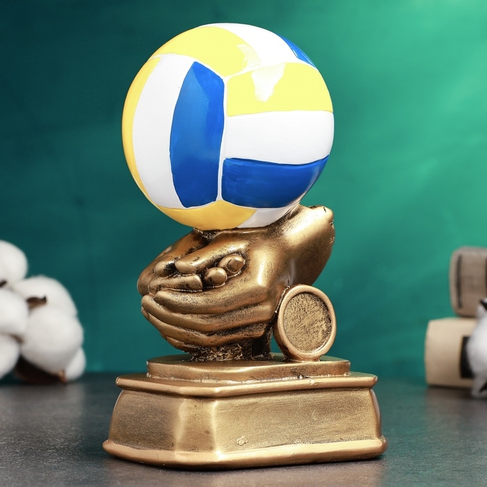 Стела Стела "Волейбол" цветная, 8,5х11х18см