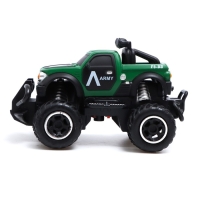 Джип радиоуправляемый &laquo;Армия&raquo;, работает от батареек, цвет зелёный