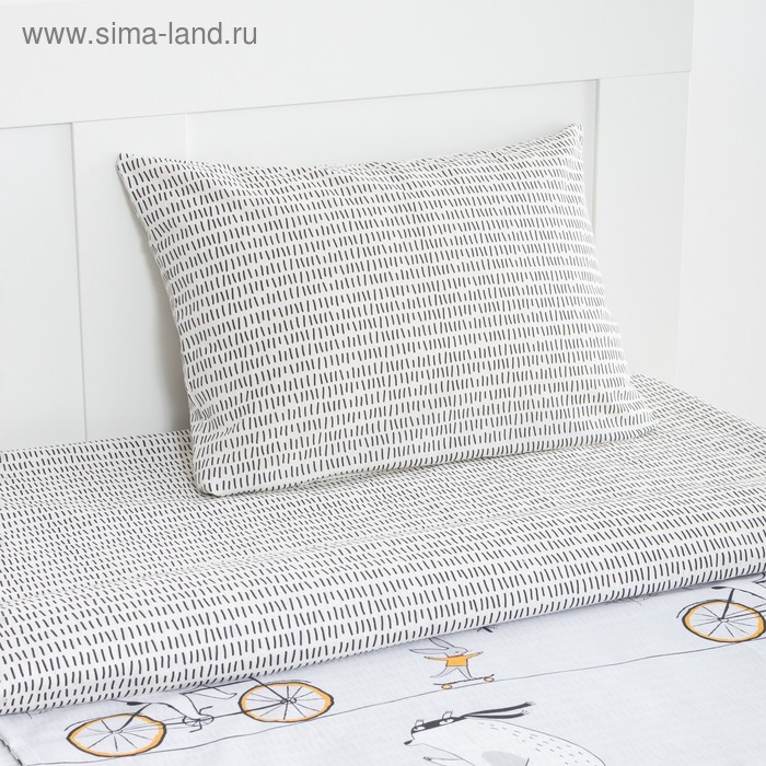 Постельное белье Этель 1.5 сп "Brave bear" 143х215 см, 150х214 см, 50х70 см -1 шт,100% хлопок, бязь