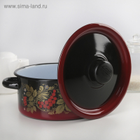 Кастрюля эмалированная, 2 л, ручка МИКС Кастрюля эмалированная, 2 л, ручка МИКС