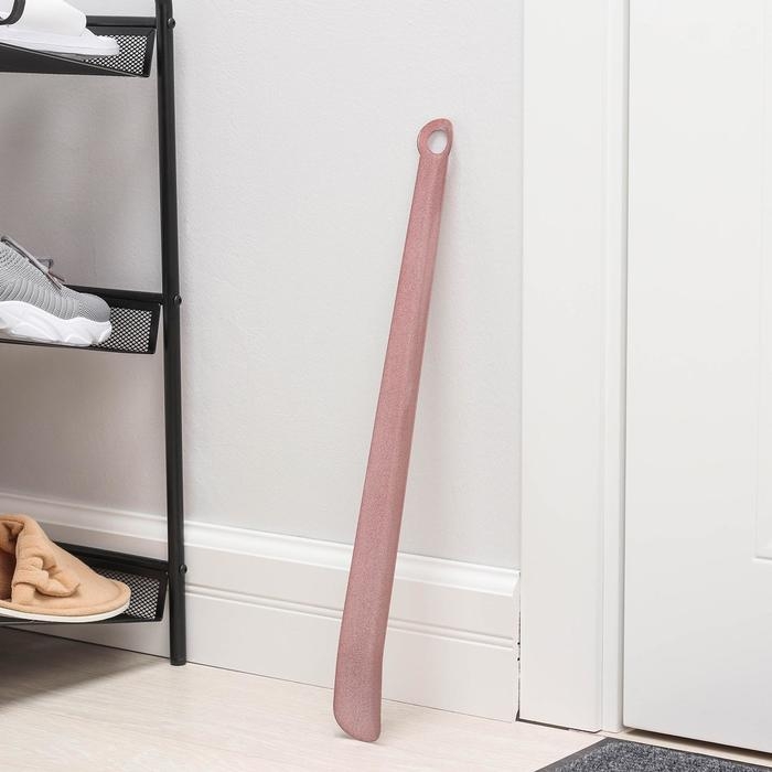 Ложка для обуви Solomon, 50 см, толщина 1 мм, металл, цвет МИКС Ложка для обуви Solomon, 50 см, толщина 1 мм, металл, цвет МИКС