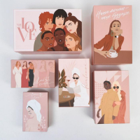 Набор коробок 6 в 1, упаковка подарочная, &laquo;Love&raquo;, 32.5 х 20 х 12.5 см‒20 х 12.5 х 7.5 см