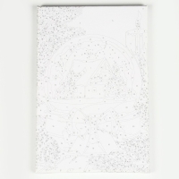 Картина по номерам на новый год на холсте с подрамником и поталью &laquo;Снежный шар&raquo;, 20 х 30 см