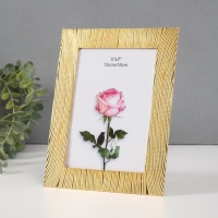 Фоторамка металл, стекло 13х18 см "Золотые нити" 1,5х16х21 см