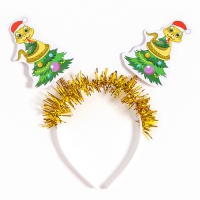 Новый год! Карнавальный ободок «Змея на ёлочке» Новый год! Карнавальный ободок «Змея на ёлочке»