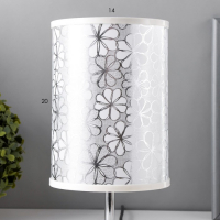 Лампа настольная "Ромашки" 1x60Вт E27 белый 14,5х14,5х30 см RISALUX