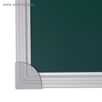 Доска магнитно-меловая, 45х60 см, ЗЕЛЁНАЯ, Calligrata СТАНДАРТ, в алюминиевой рамке, с полочкой Доска магнитно-меловая, 45х60 см, ЗЕЛЁНАЯ, Calligrata СТАНДАРТ, в алюминиевой рамке, с полочкой