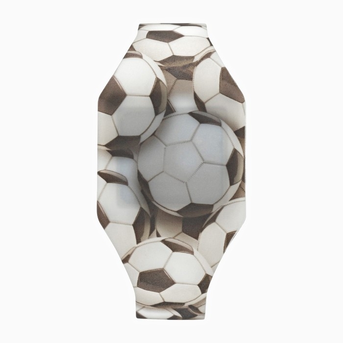 Часы наручные электронные, детские, "Футбольные", ремешок l-23.5 см