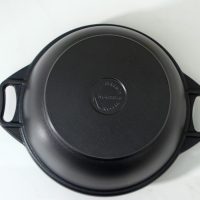 Казан &laquo;Традиция&raquo;, 3 л, крышка-сковорода, литые ручки, антипригарное покрытие, цвет чёрный