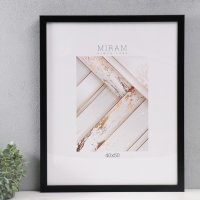 Фоторамка пластик "МИРАМ" 40х50 см, 650077-16 (пластиковый экран)