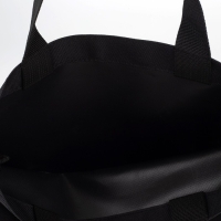 Шопер &laquo;Силуэт&raquo; блёстки, без молнии, без подклада, цвет чёрный